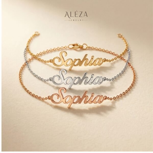 Custom Name Script Bracelet