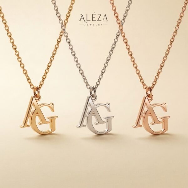 Initial Letter Pendant Necklace