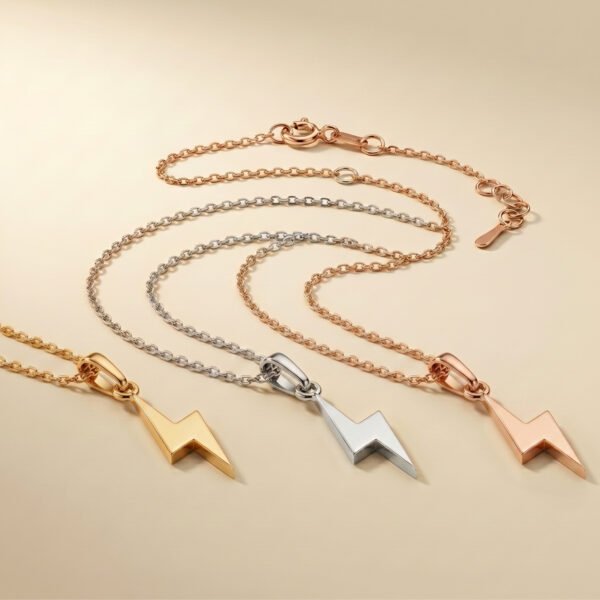 Lightning Bolt Pendant Necklace
