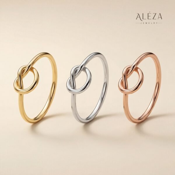 Minimalist Knot Ring