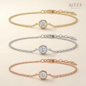 Minimalist Solitaire Crystal Bracelet