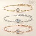 Minimalist Solitaire Crystal Bracelet