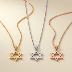 Minimalist Star of David Necklace