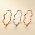 Organic Wave Open Ring