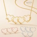 Personalized Family Heart Necklace
