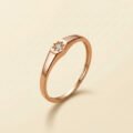 Starburst Diamond Ring Rose Gold